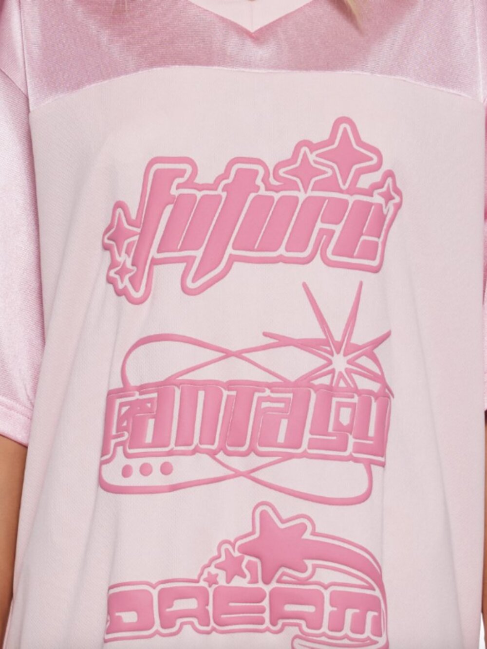 Dolls Kill Y2K Future Fantasy Dream Jersey Tee by Current Mood - Picture 5 of 6